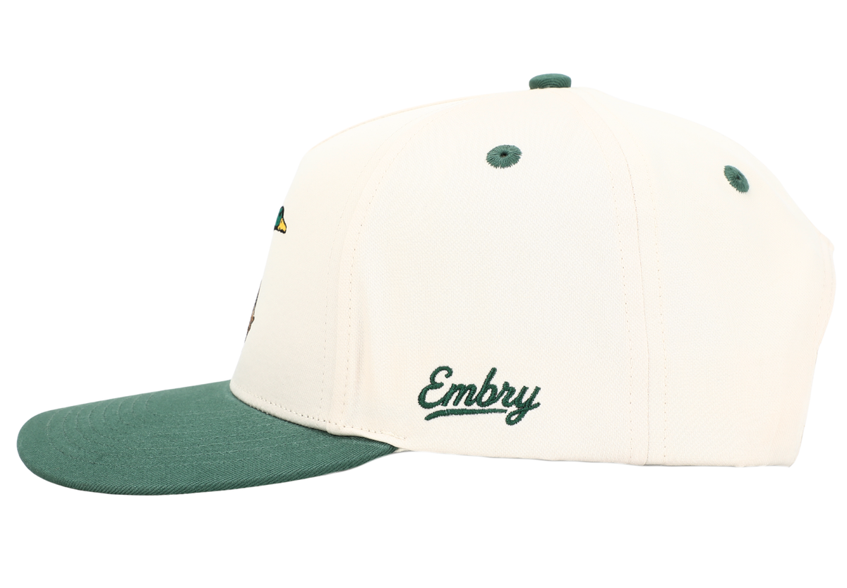Embry Hat - Cream/Green, Mallard