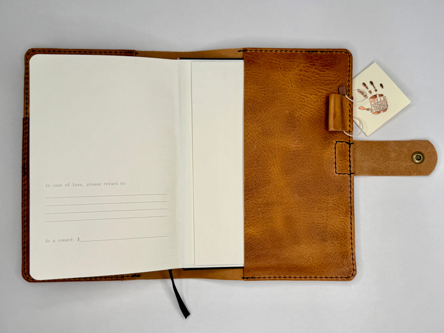 Italian Leather Notebook - Pueblo, Natural