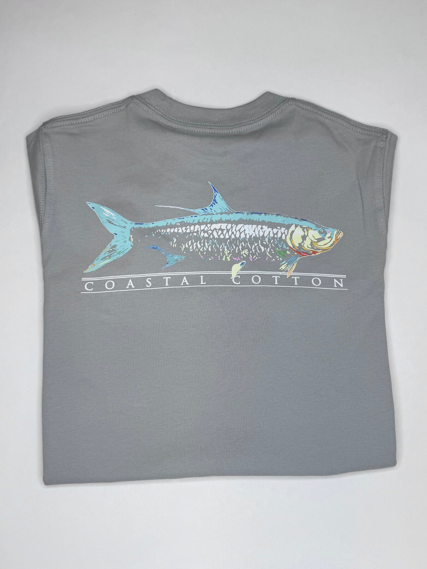Youth SS Tee - Grey Tarpon