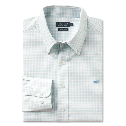 Dyer Dress Shirt - Light Blue & Mint