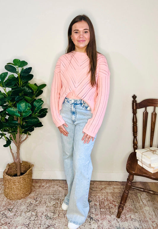 Easy To Love Crochet Sweater