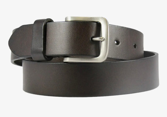 Men’s Leather Belt - Dark Brown