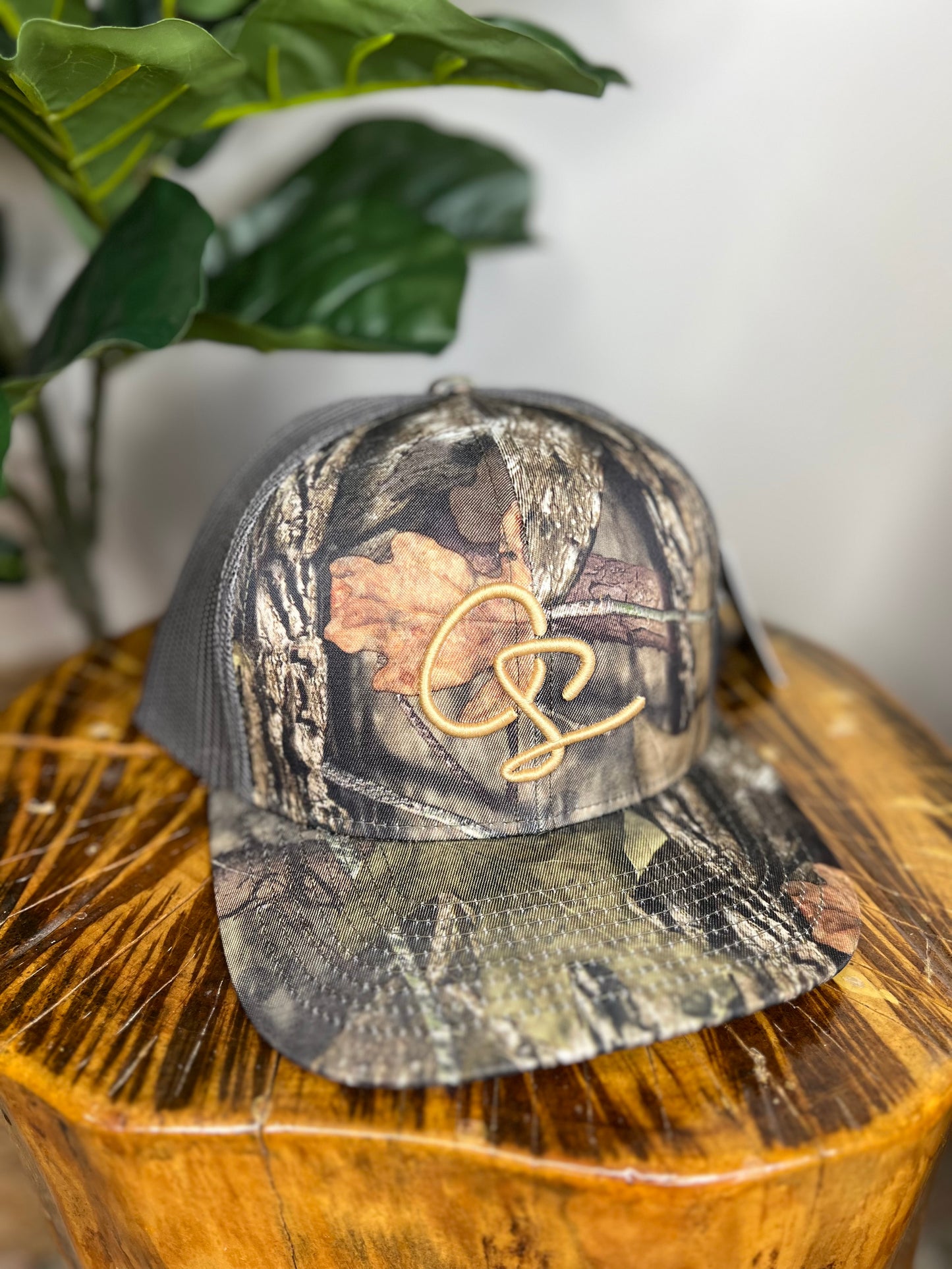 Old South Camo Initials Trucker Hat