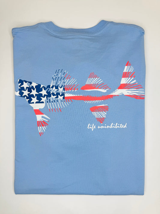 American Flag SS Tee