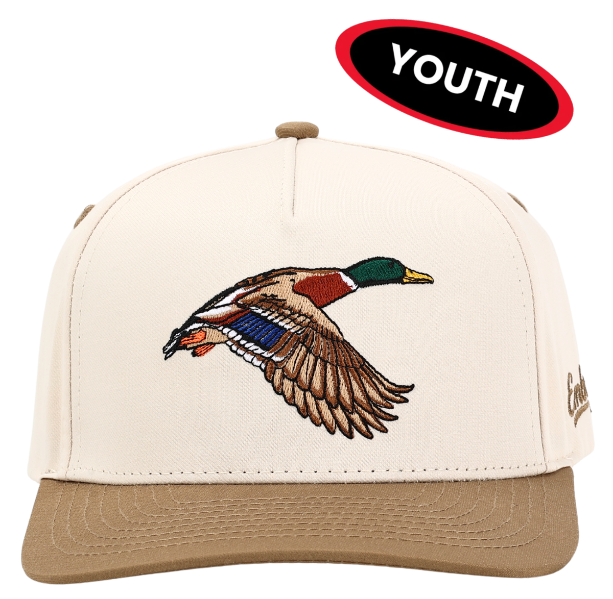 Youth Hat - Cream/Tan, Mallard