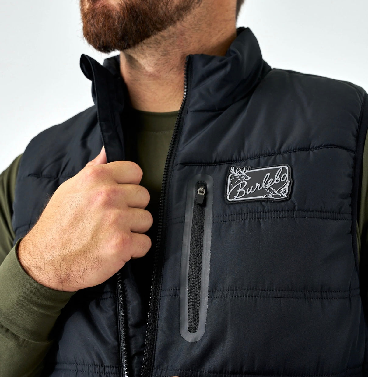 Burlebo Puffer Vest - Black