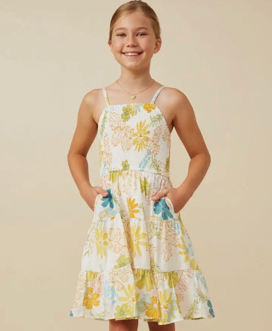 Girls: Tropic Foliage Dress