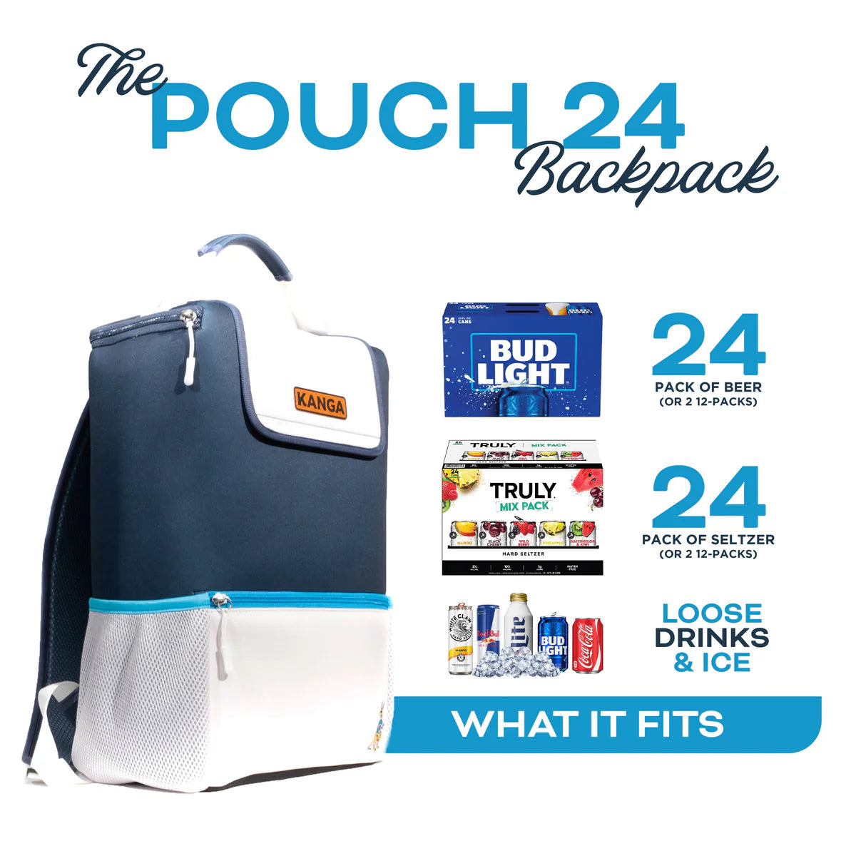 Pouch 24 Backpack Cooler - Woody