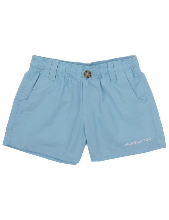 Youth Mallard Short - Aqua