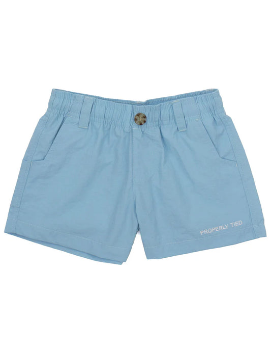 Youth Mallard Short - Aqua