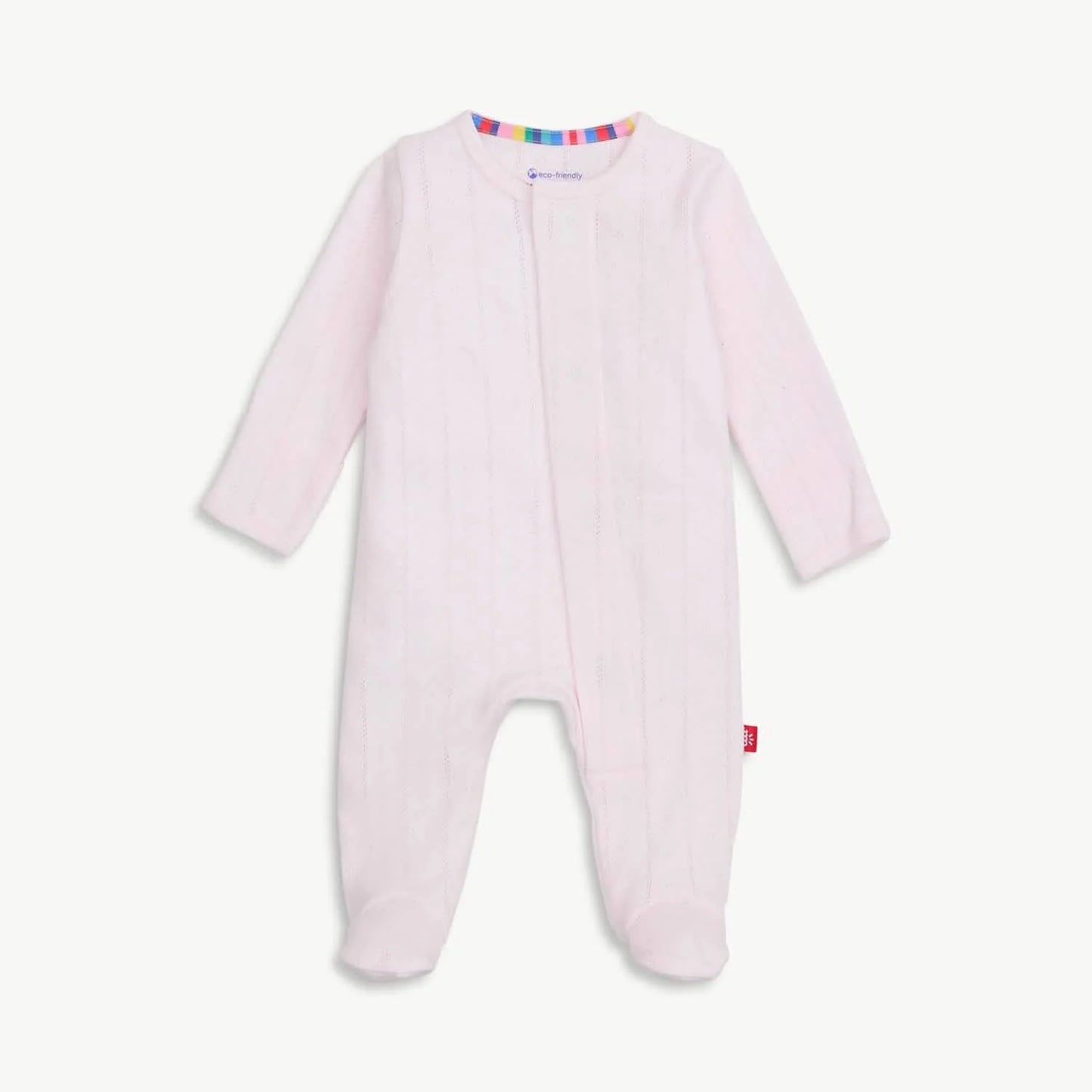 Pink Love Lines Footie