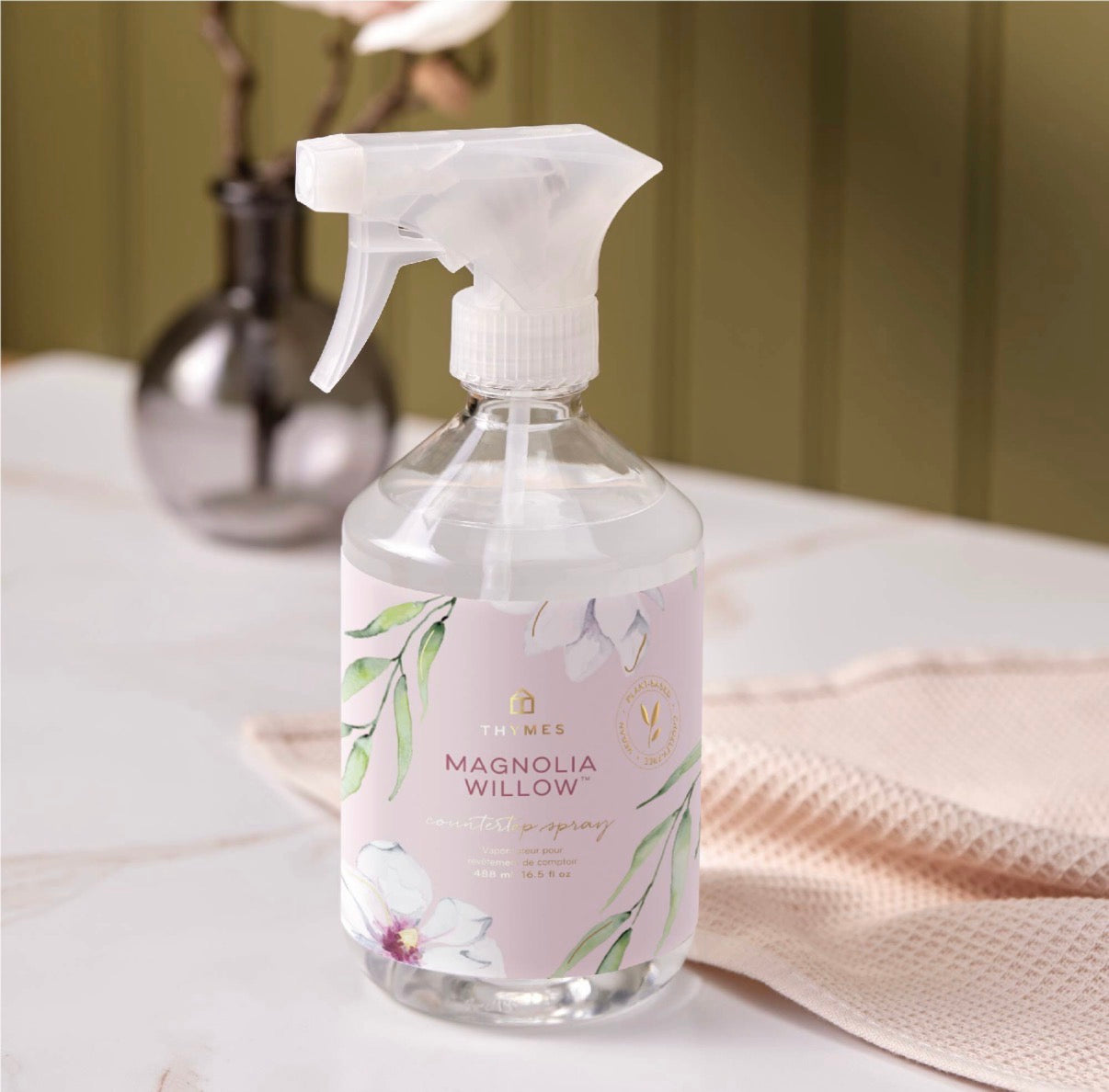 Thymes Counter Top Spray - Magnolia Willow
