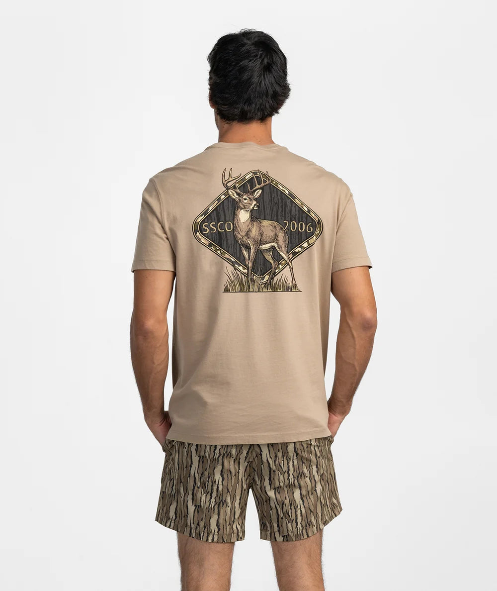 Woodland White SS Tee