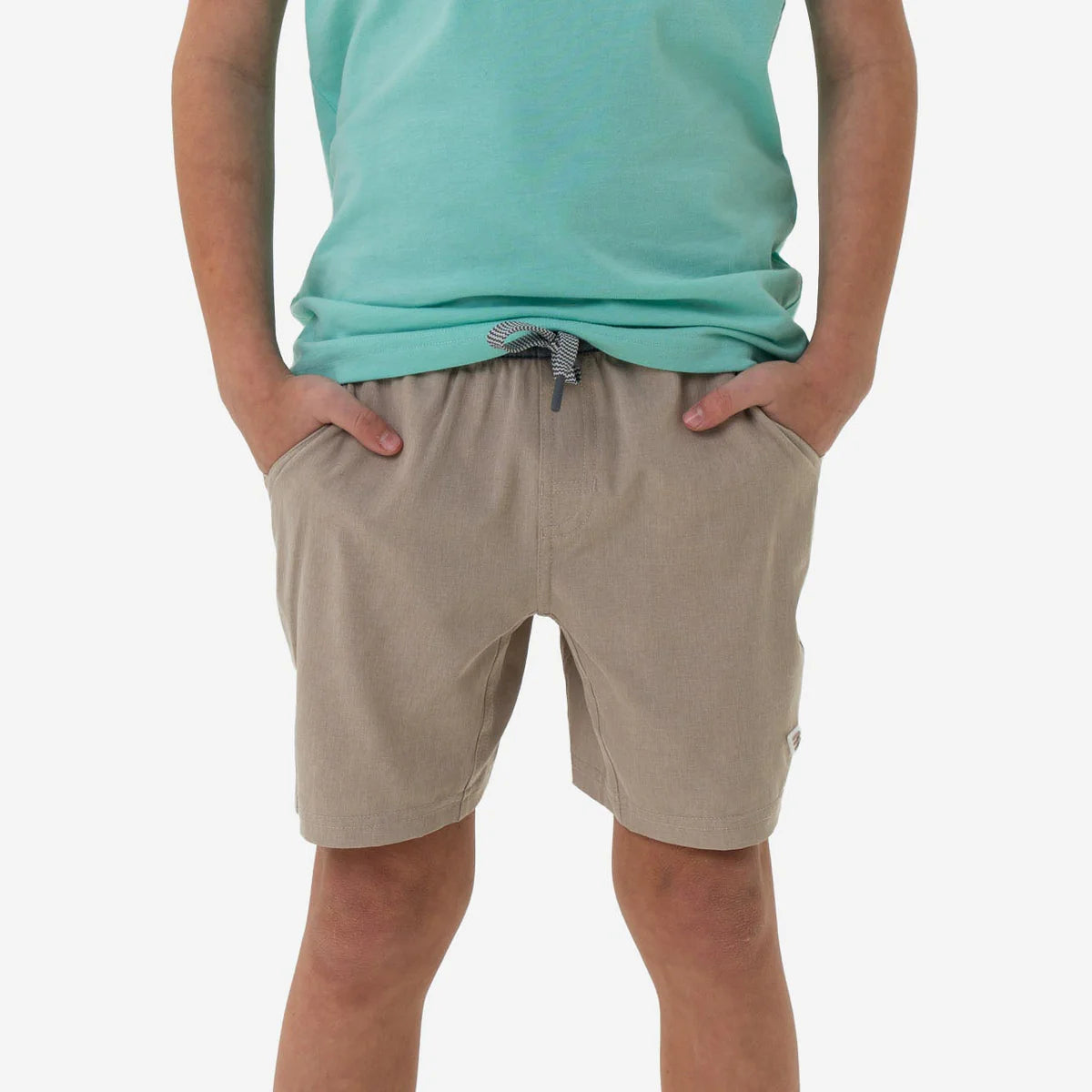 Youth Athletic Short - Heather Khaki