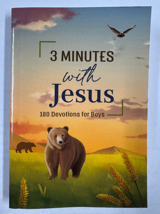 3 Minutes with Jesus - 180 Devotions for Boys