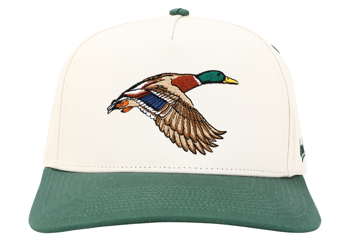 Embry Hat - Cream/Green, Mallard