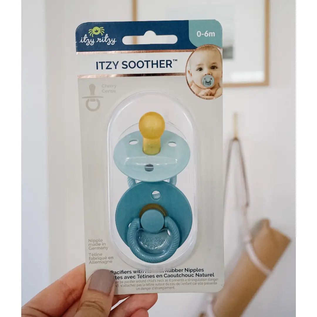 Harbor + Coast 0-6m Itzy Soother™ Natural Rubber Paci Sets
