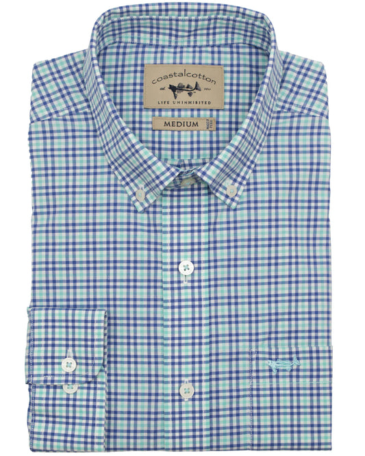 Regatta Check Button Down