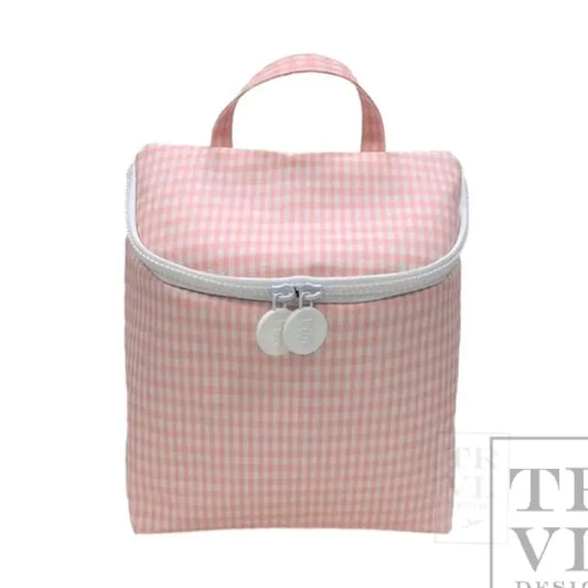 Take Away Lunch Bag - Insulated Gingham Taffy