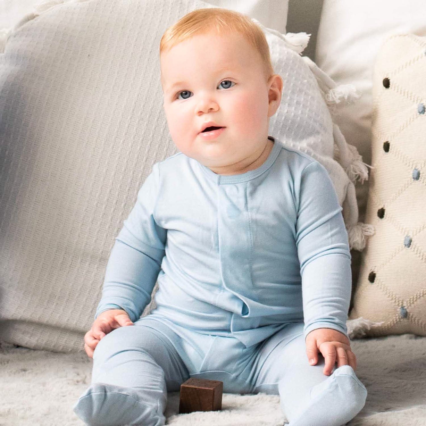 Baby Blue Footie