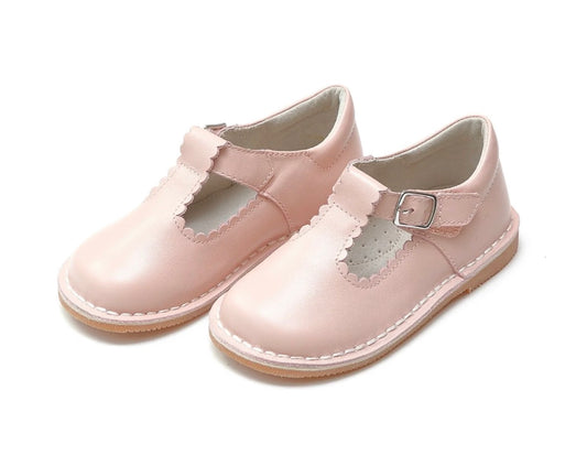 Selina Scalloped T-Strap
