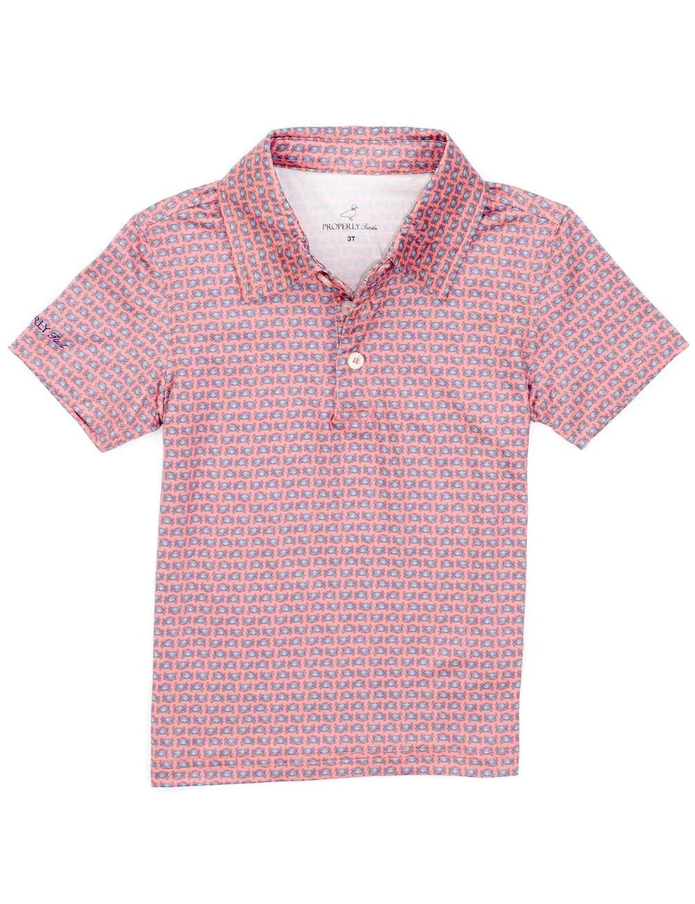 Youth Inlet Polo - Blue Crabs