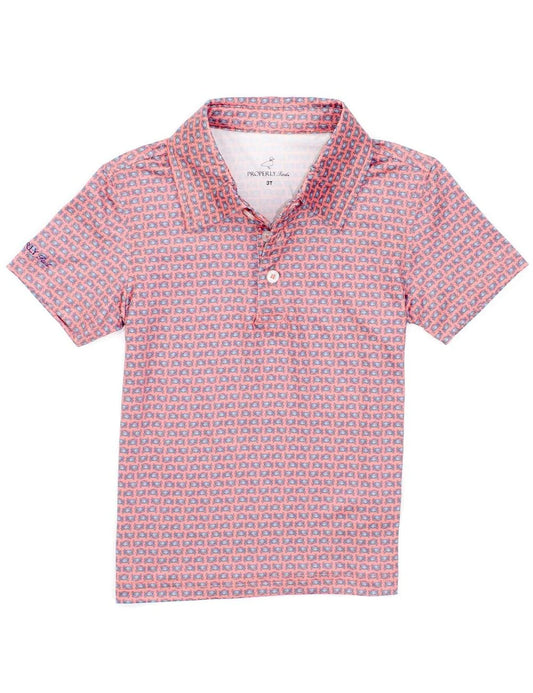 Youth Inlet Polo - Blue Crabs