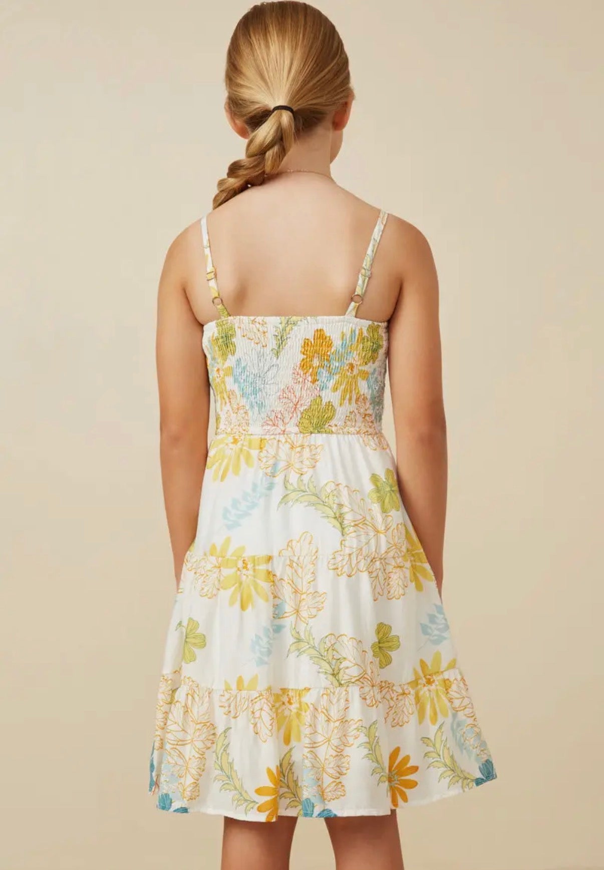 Girls: Tropic Foliage Dress