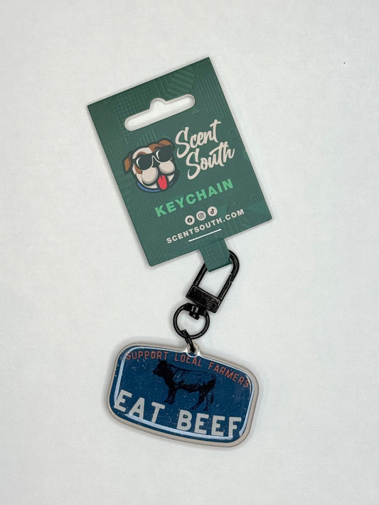 Scent South Keychain - Eat Beef