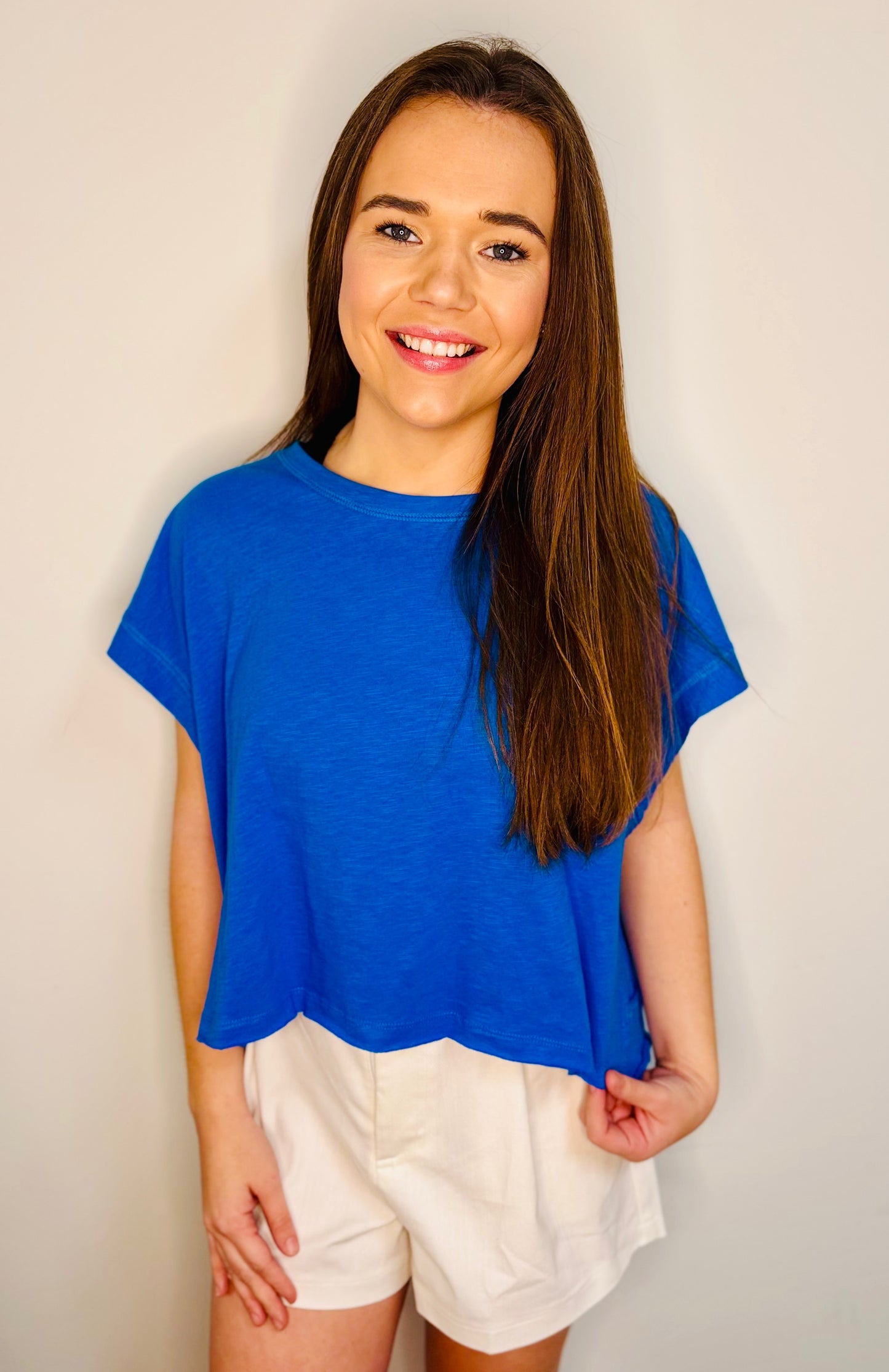 Easy Days Top - Royal Blue