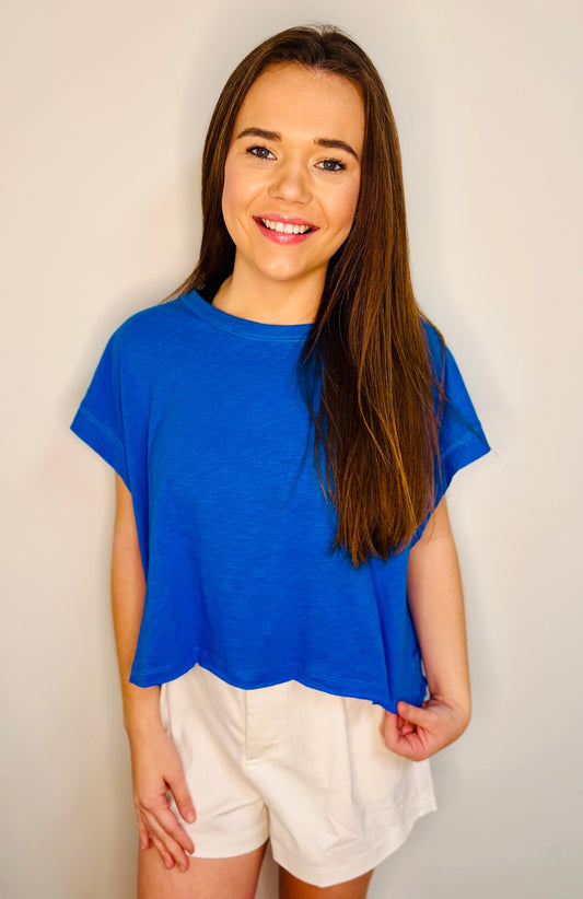Easy Days Top - Royal Blue