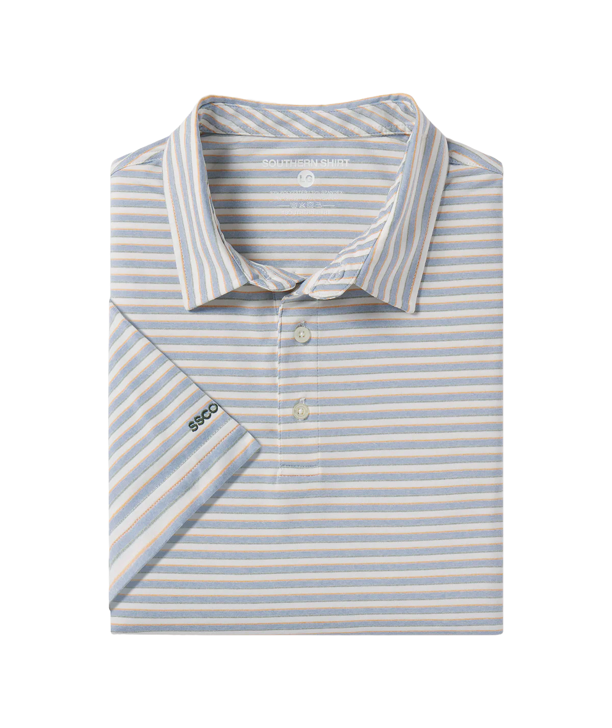 Cahaba Stripe Polo - Hampton