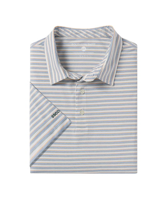 Cahaba Stripe Polo - Hampton
