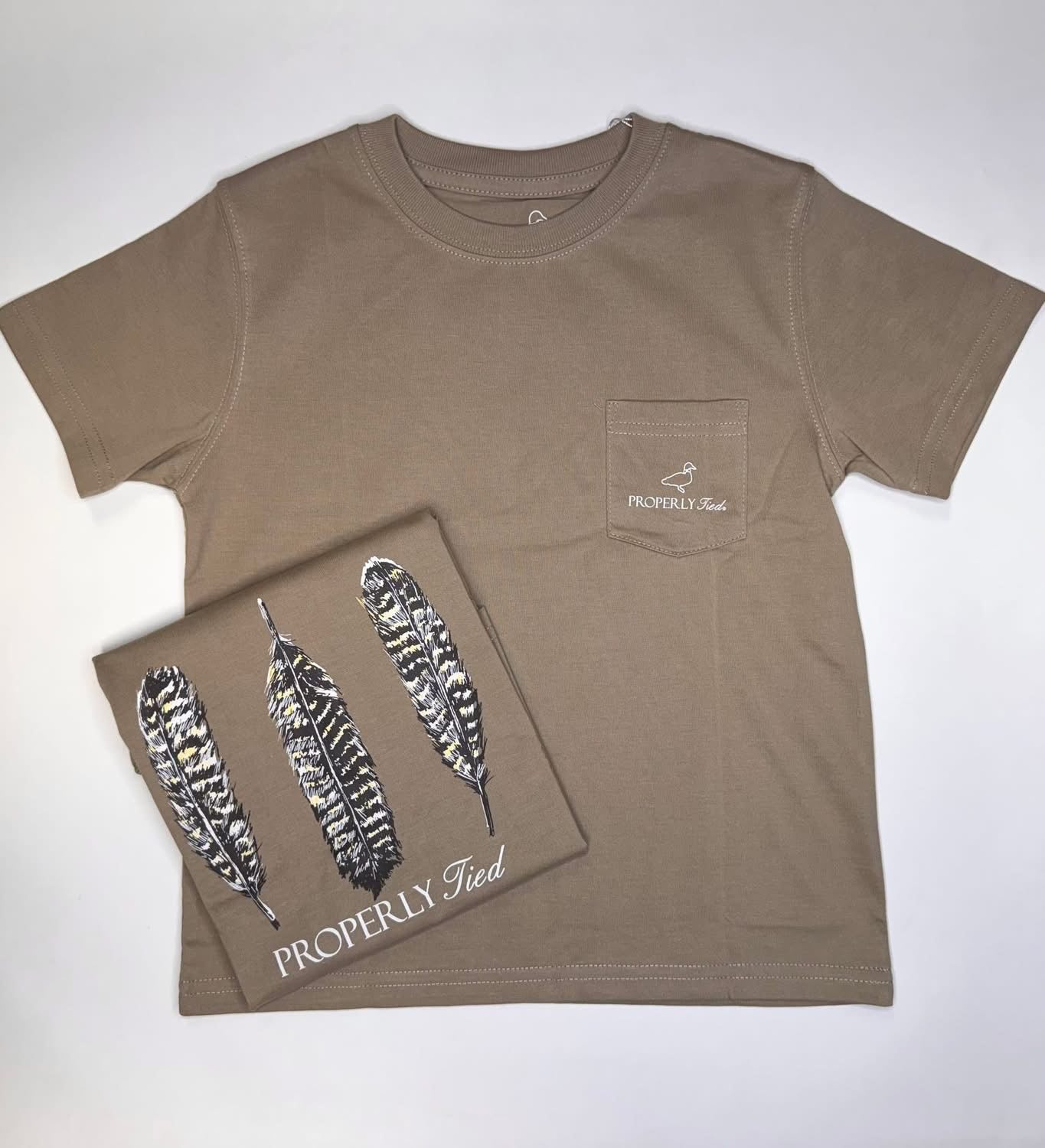 Youth SS Tee - Triple Feather