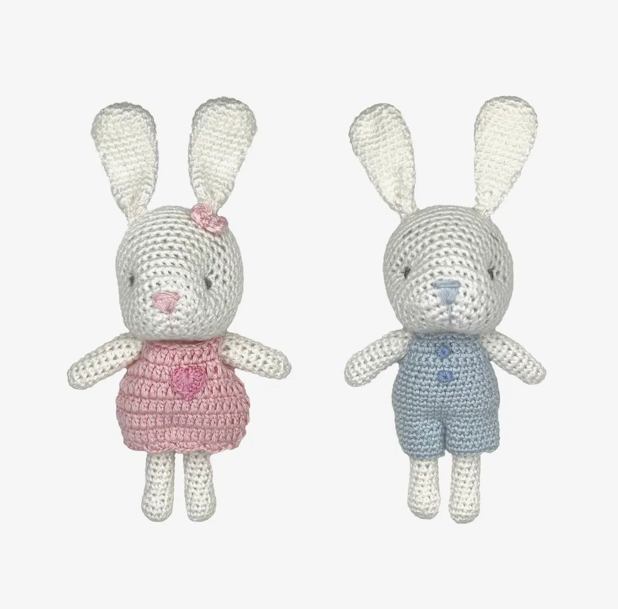 Bunny Bamboo Crochet Rattle