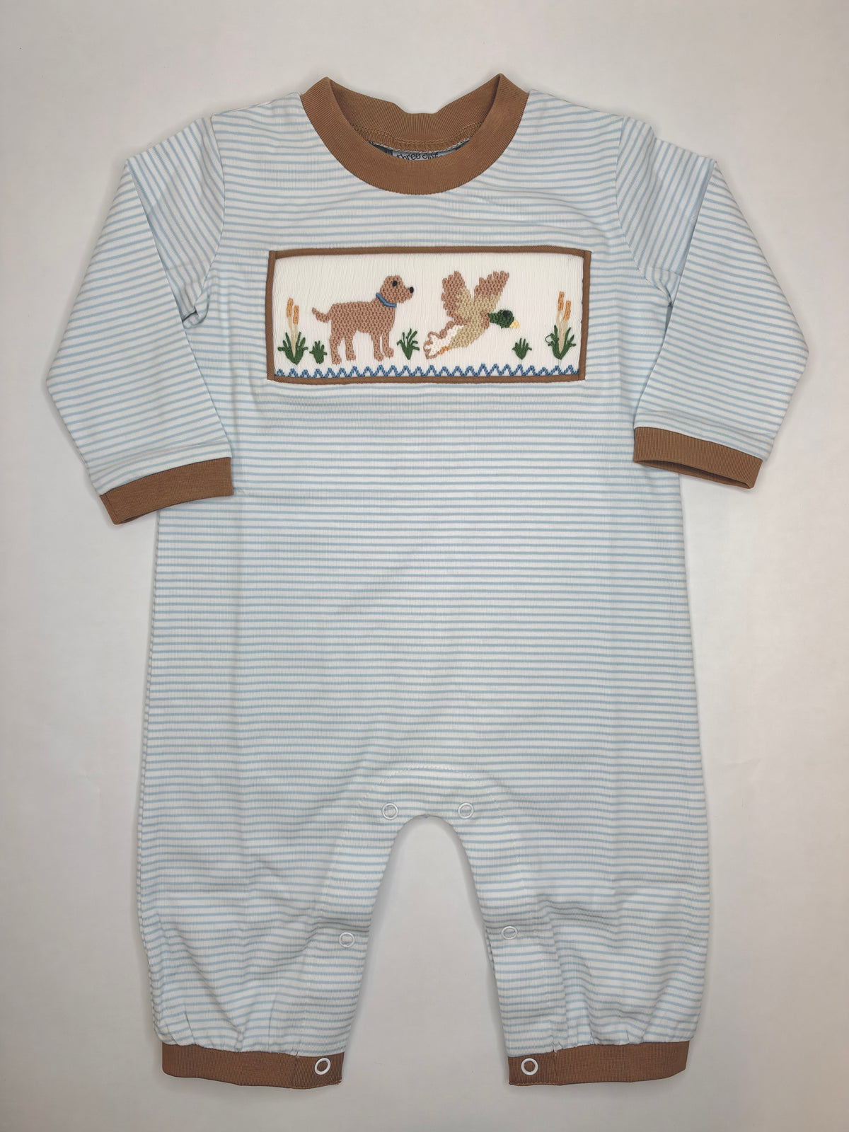 Duck Hunt Smocked Romper