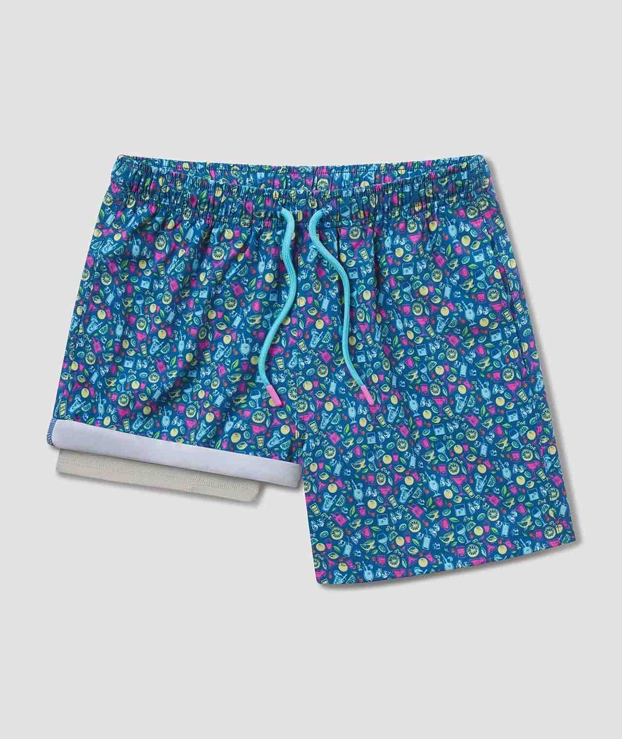 Sunset Sips Swim Shorts