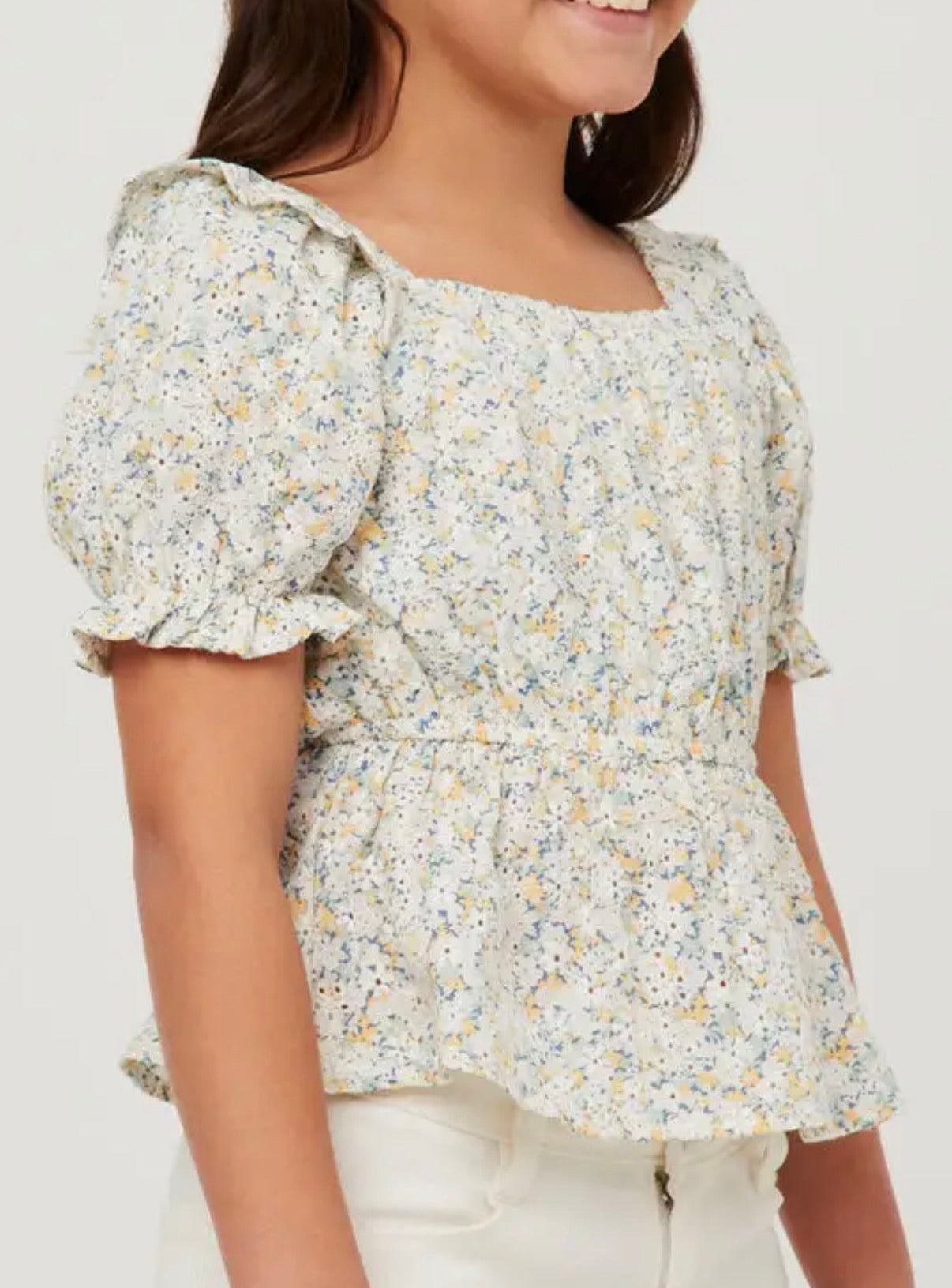 Girls: Spring Garden Top