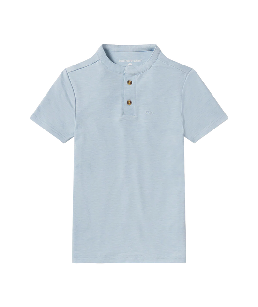 Youth Max Comfort Henley - Blue Pearl