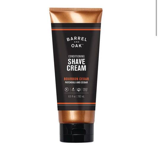 Barrel & Oak Conditioning Shave Cream - Bourbon Cedar