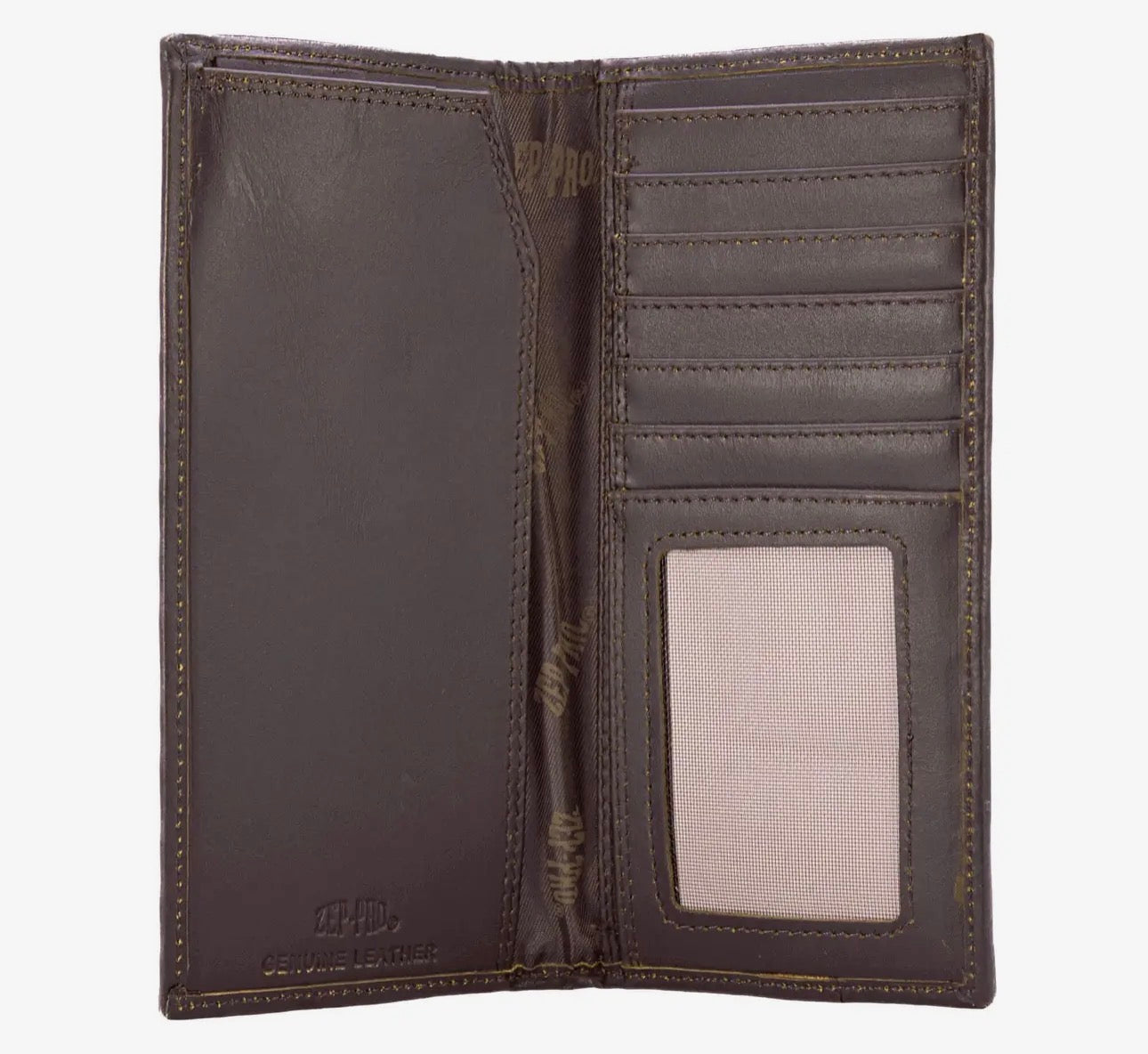 Zep-Pro Leather Secretary Wallet - Mallard/Old School Camo