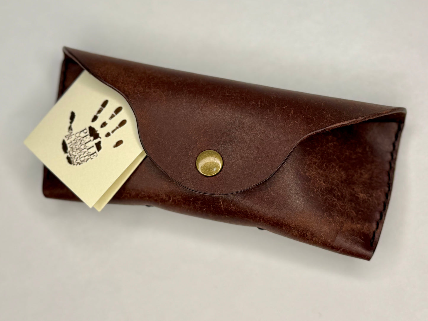 Italian Leather Glasses Case