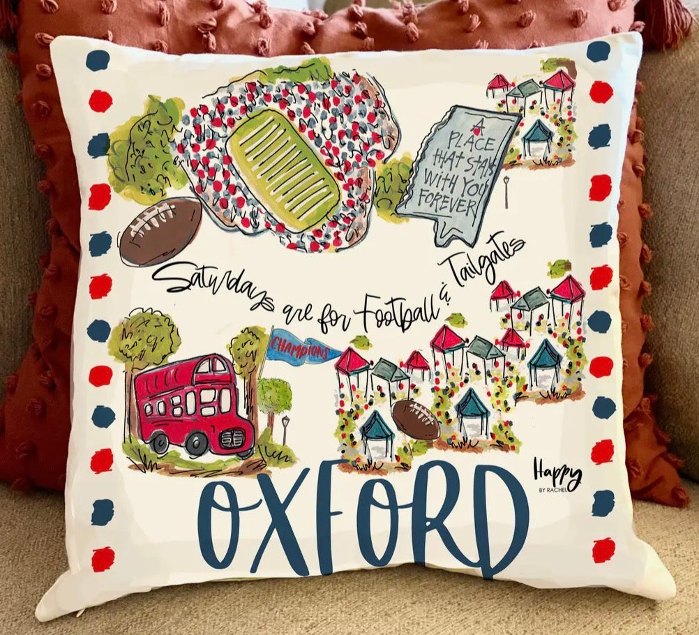 Oxford, Ms Double Sided Pillow
