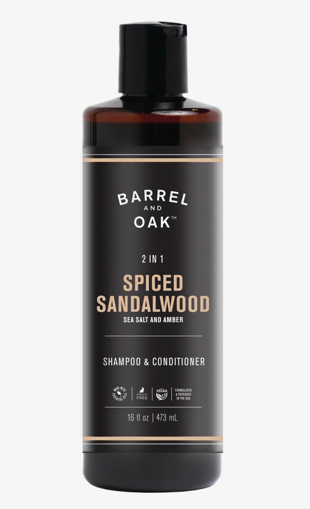 2-in-1 Shampoo and Conditioner - Spiced Sandalwood
