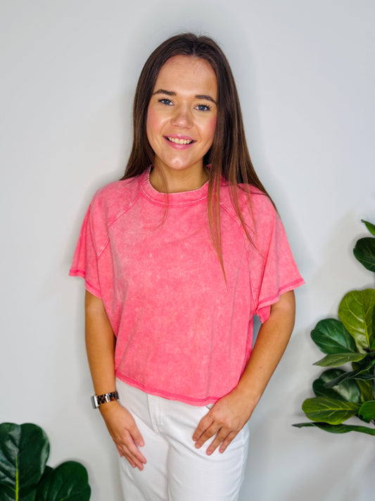 Keeping It Cool Top - Pink