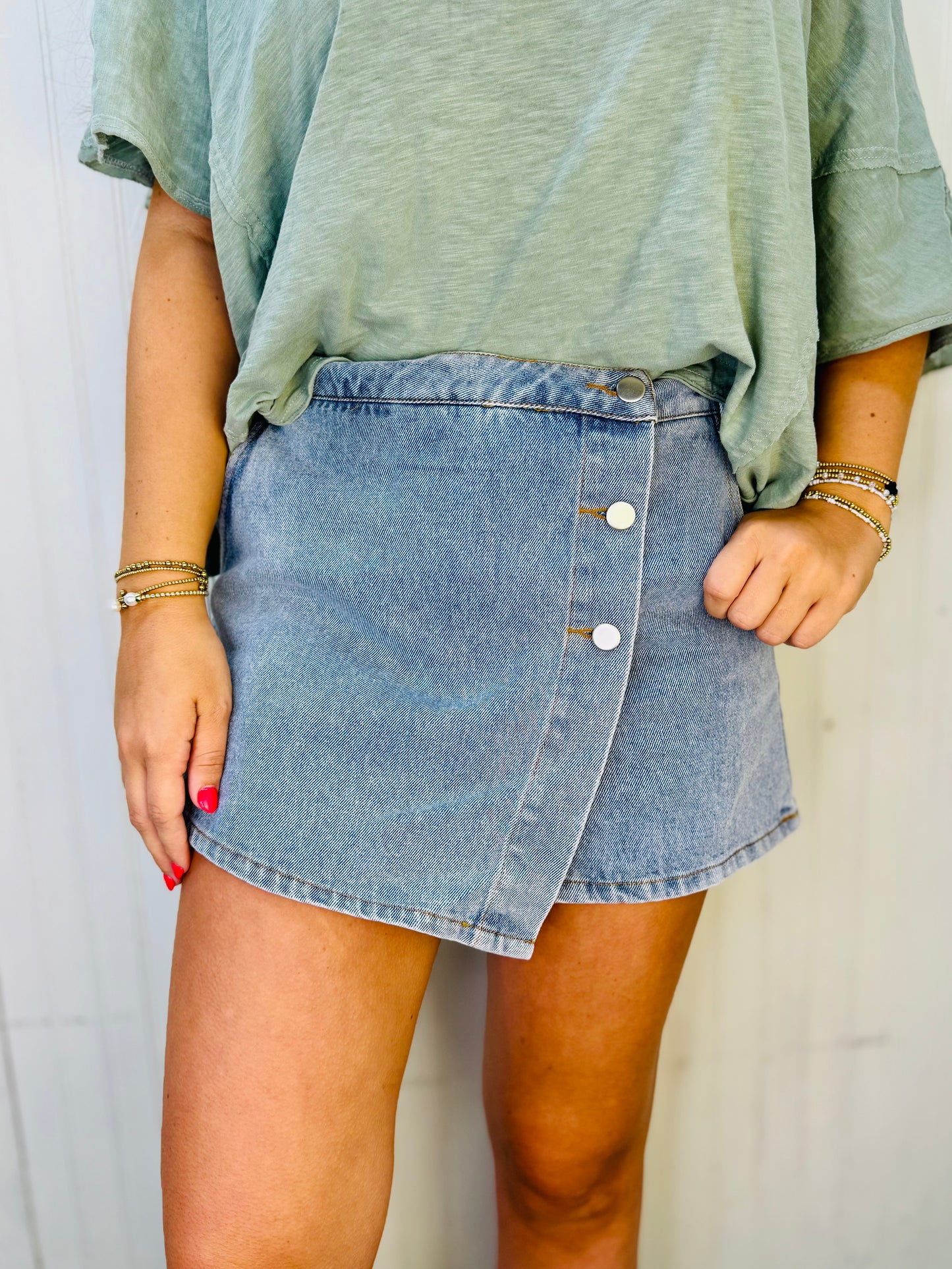 Denim Days Skort