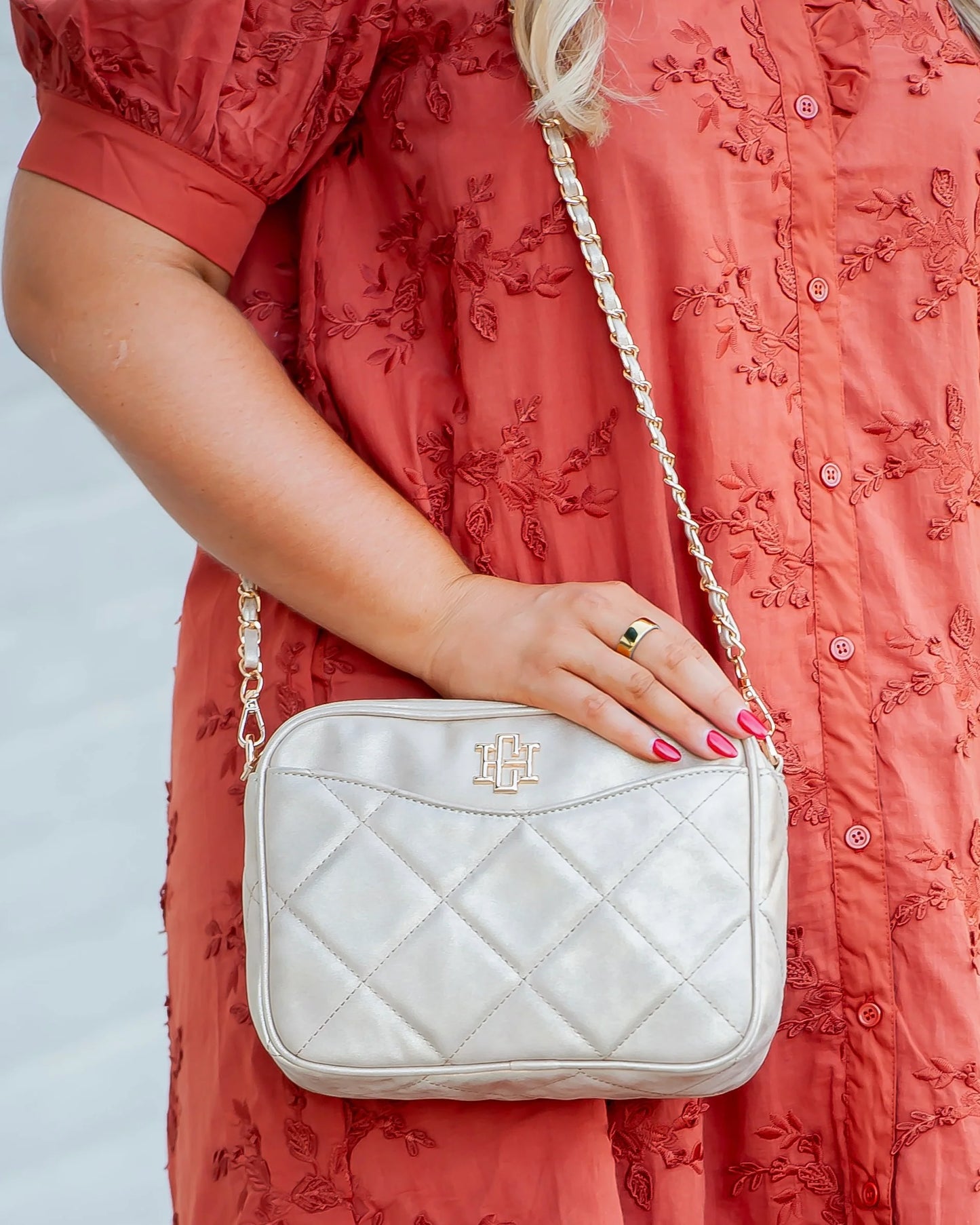 Fiona Crossbody - Gold Shimmer