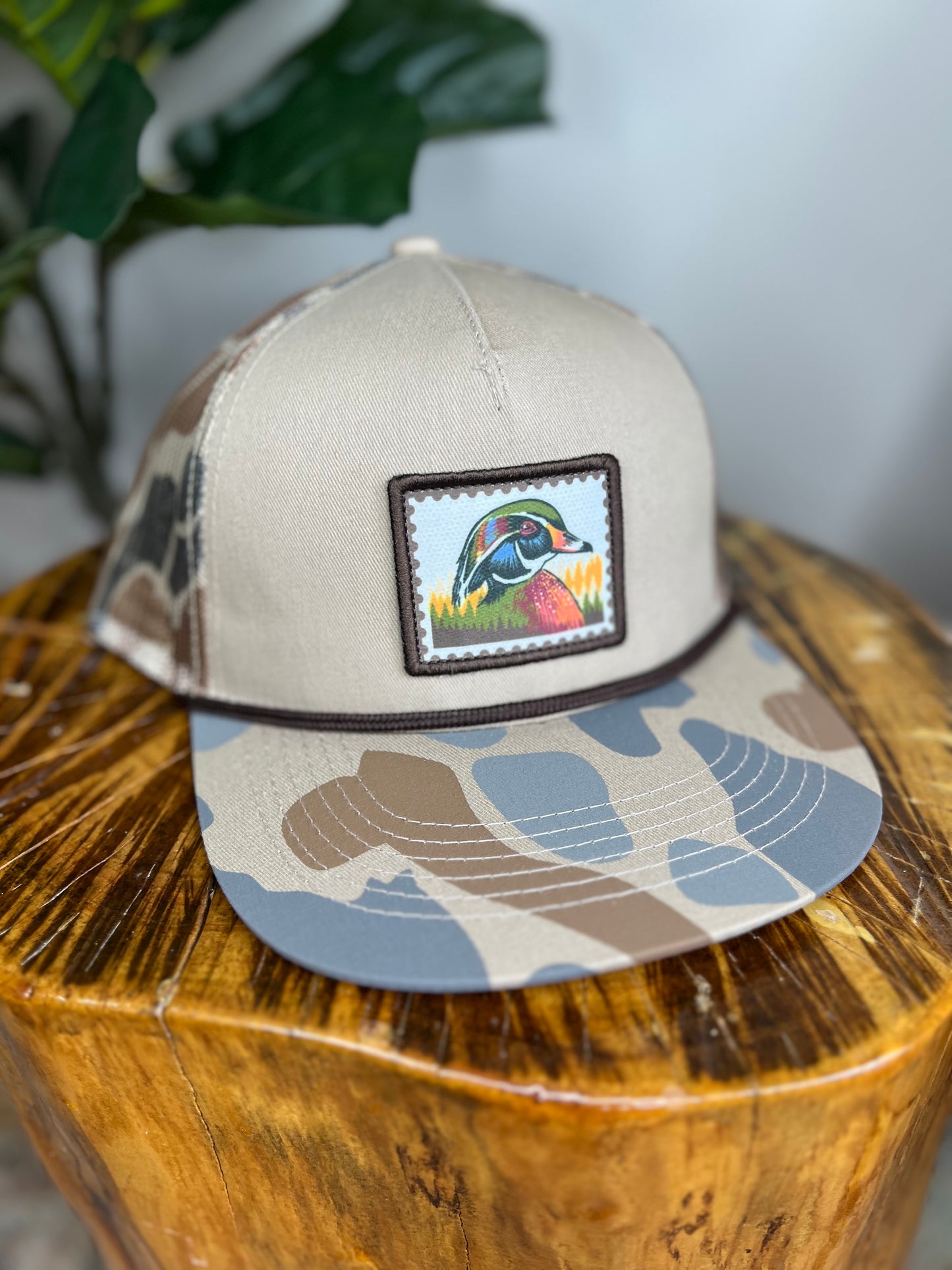 Burlebo Camo Duck Stamp Rope Hat