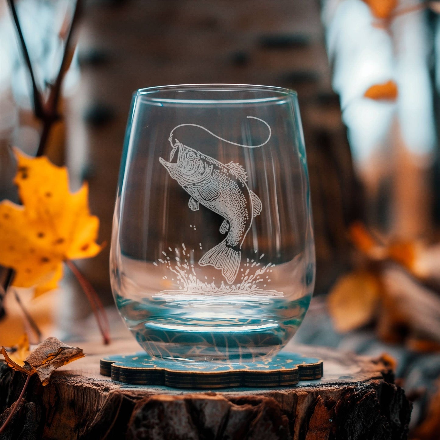 Engraved Glass - Bass