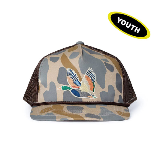 Burlebo Youth Hat - Retro Camo Duck